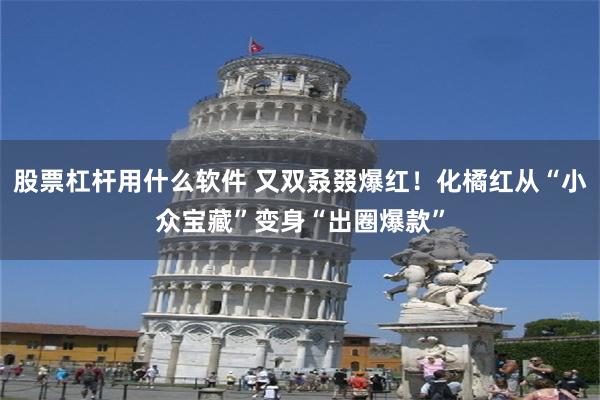 股票杠杆用什么软件 又双叒叕爆红！化橘红从“小众宝藏”变身“出圈爆款”