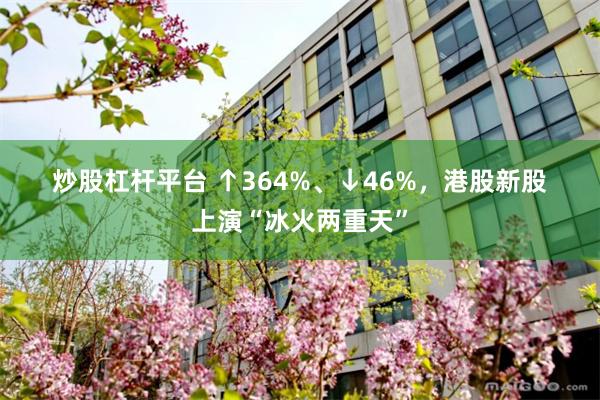 炒股杠杆平台 ↑364%、↓46%,港股新股上演“冰火两重天”
